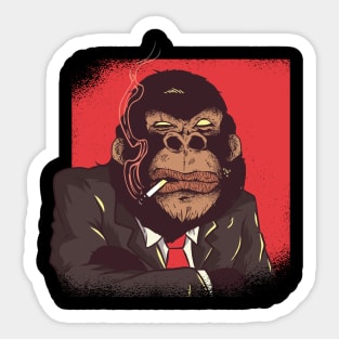 Gorilla Boss Sticker